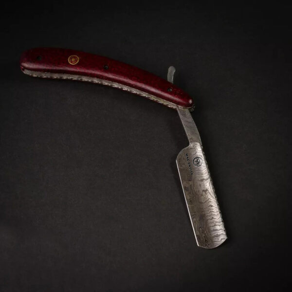 Custom Damascus Razor - Unique and Sharp, Perfect for Shaving and Grooming - Image 2